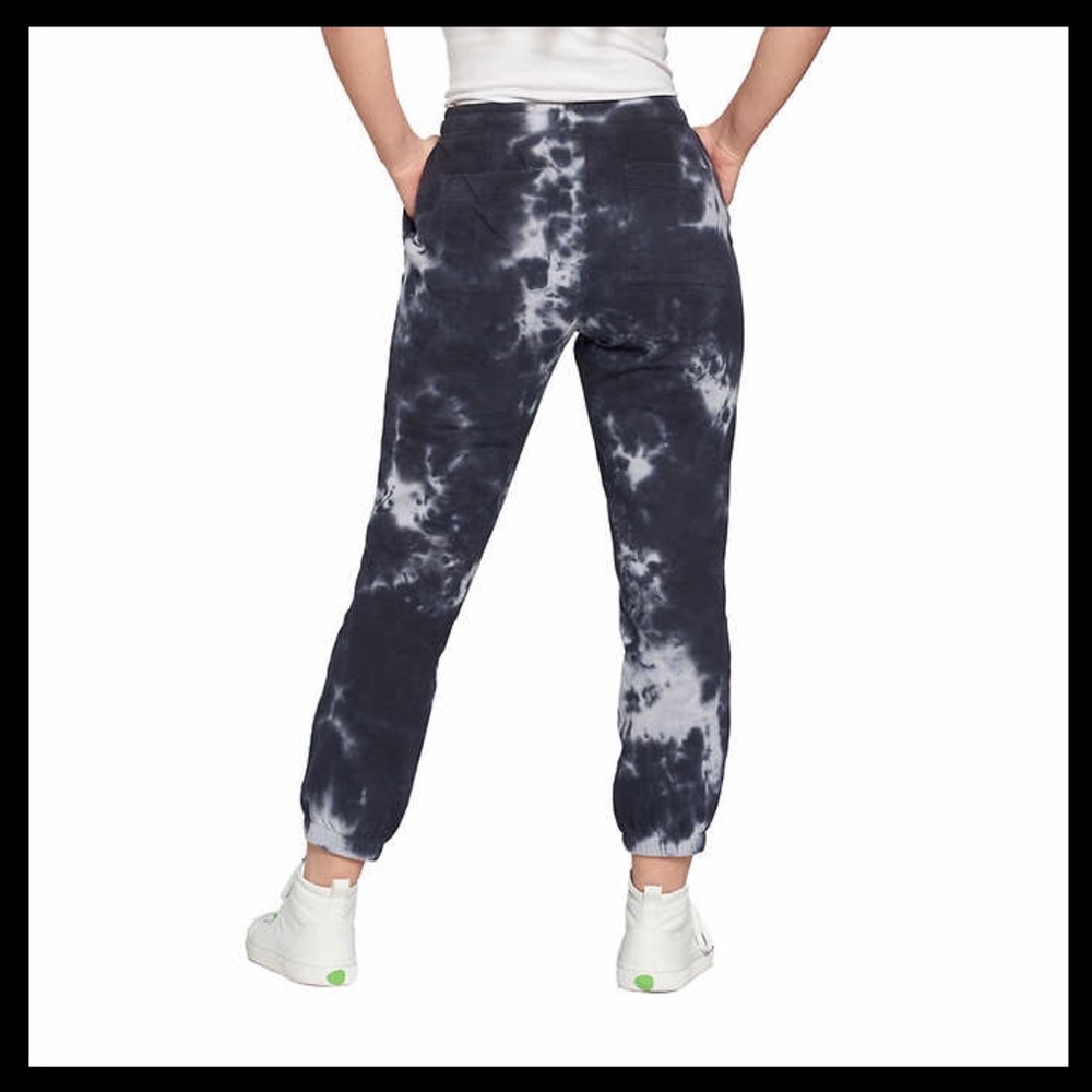 MAUBY French Terry Joggers Sweats Black Tie Dyed - Picture 3 of 9